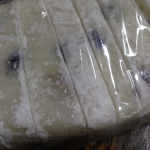 黒豆餅の冷凍方法